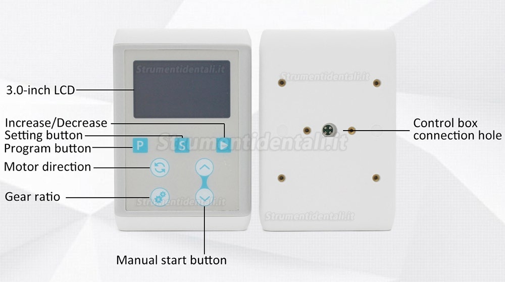 YUSENDENT COXO Dentale Micro motore elettrico incorporato C Schermo PUMA INT + LCD